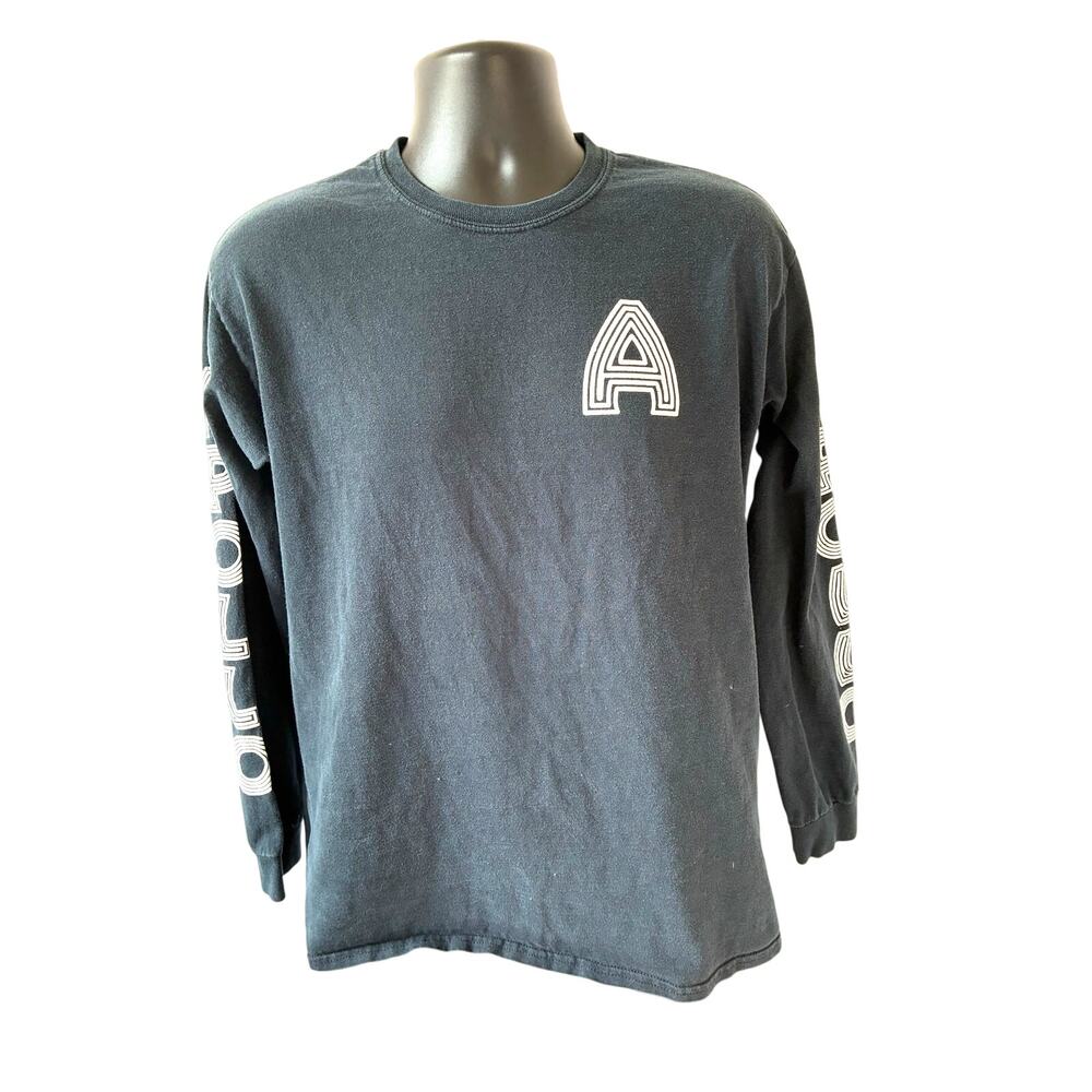 Apollo Theater NYC Long Sleeve Shirt Black Gildan Medium